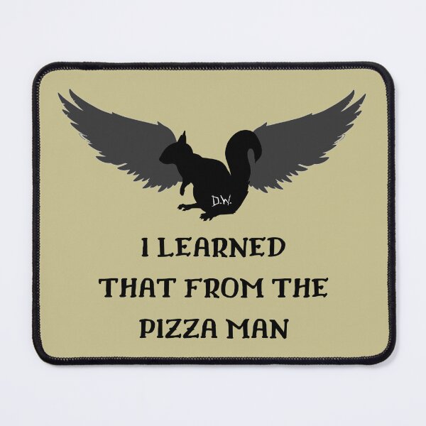 Item preview, destiel I learned that from the pizza man - black designed and sold by lexicolor.