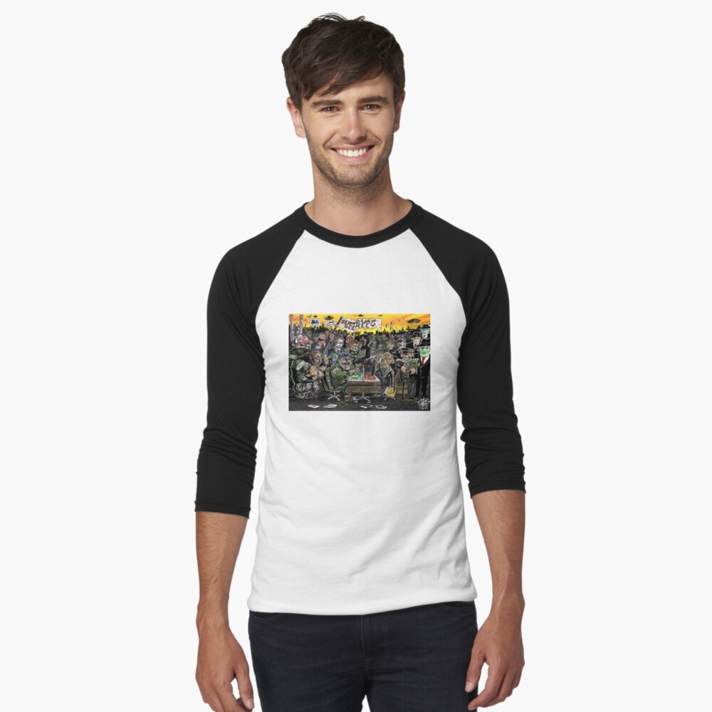 Item preview, Baseball ¾ Sleeve T-Shirt designed and sold by ToInfinity.