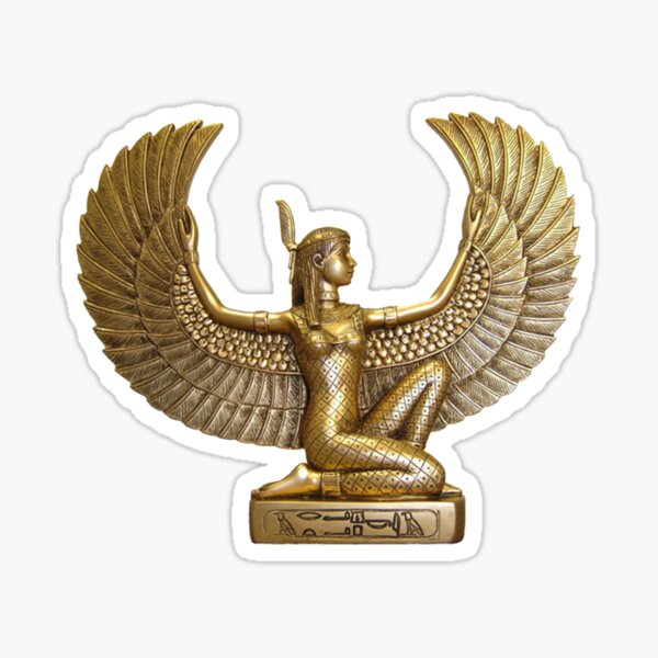 Vista previa del artículo con la obra «Isis Ancient Egypt religion Isis Goddess Ancient Egypt deities, Goddess, wings», diseñado y vendido por AnadAA.