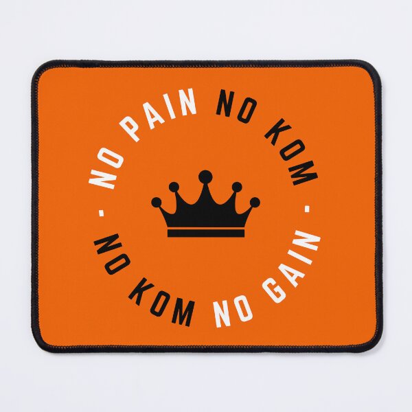Item preview, No PAIN no KOM, no KOM no GAIN Orange designed and sold by Mitica-Cycling.
