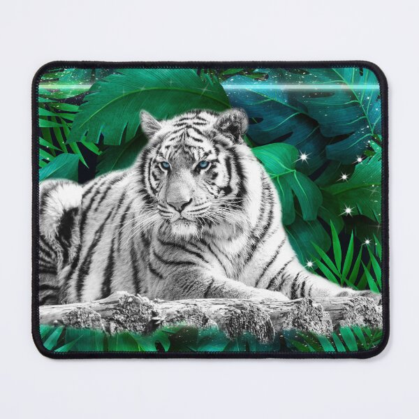 Item preview, White Tiger Jungle designed and sold by Delights.