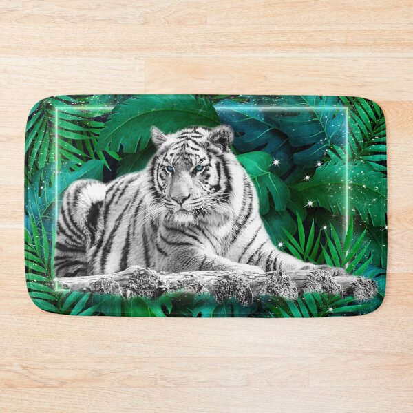 Item preview, White Tiger Jungle designed and sold by Delights.