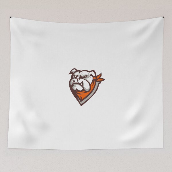 Item preview, Angry Bulldog Wearing Neckerchief Retro designed and sold by patrimonio.