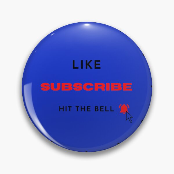 Item preview, Like Subscribe And Hit The Notification Bell  designed and sold by ChicLilyShop.