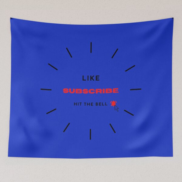 Item preview, Like Subscribe And Hit The Notification Bell  designed and sold by ChicLilyShop.