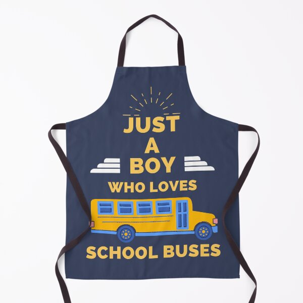 Item preview, JUST A BOY WHO LOVES SCHOOL BUSES designed and sold by Innovational.