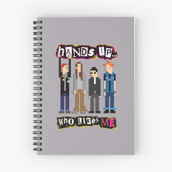 Item preview, Hands Up Who Likes Me - Rick, Neil, Mike and Vyvyan  - Pixel Art - The Young Ones Inspired designed and sold by RetroTeeStudio.