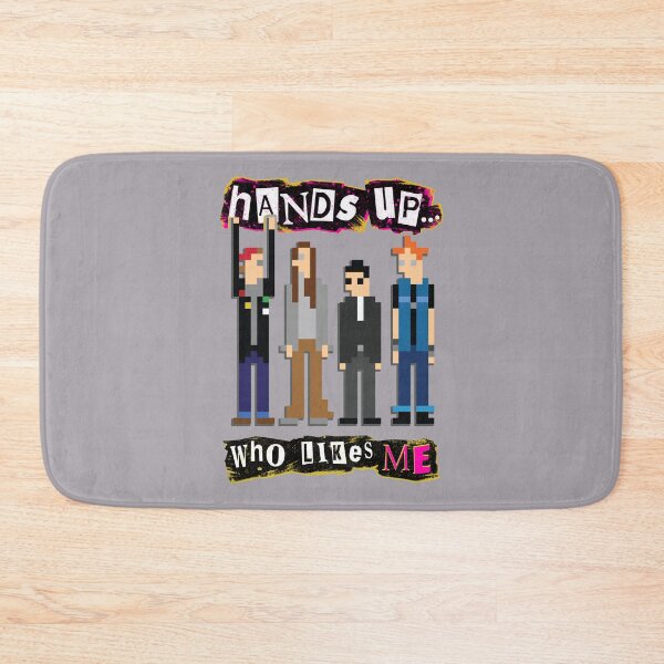 Item preview, Hands Up Who Likes Me - Rick, Neil, Mike and Vyvyan  - Pixel Art - The Young Ones Inspired designed and sold by RetroTeeStudio.