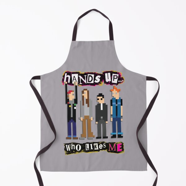 Item preview, Hands Up Who Likes Me - Rick, Neil, Mike and Vyvyan - Pixel Art - The Young Ones Inspired designed and sold by RetroTeeStudio.