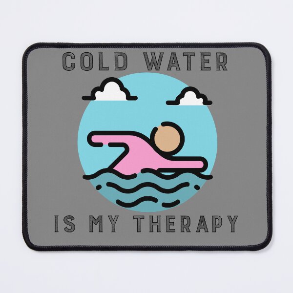 Item preview, Cold Water is my Therapy - Wild Swimming Tees designed and sold by WildSwimming.