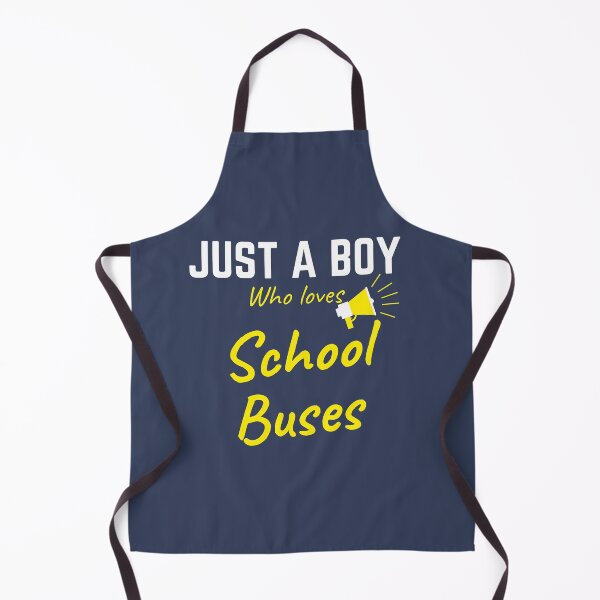 Item preview, JUST A BOY WHO LOVES SCHOOL BUSES designed and sold by Innovational.