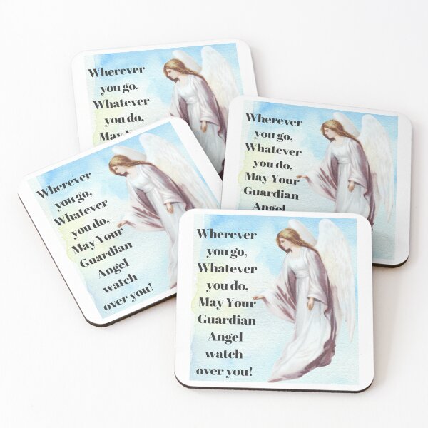 Item preview, Wherever you go, Whatever you do, May Your Guardian Angel watch over you! Design designed and sold by Craftynistia.