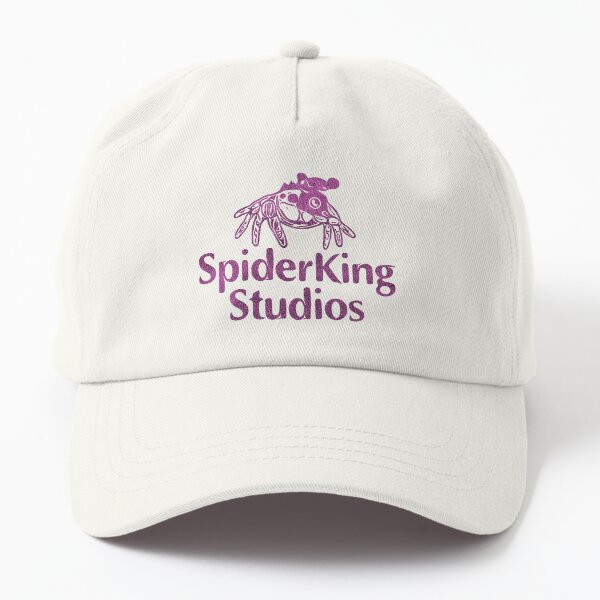 Spiderking Studios Logo — Metallic Purple Dad Hat