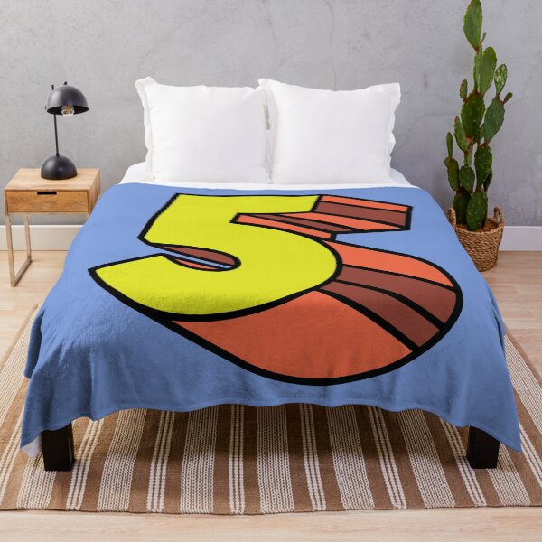 Item preview, Number five 3D cartoon  designed and sold by Planet-Pop.