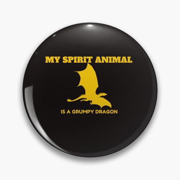 Item preview, my spirit animal is a grumpy dragon designed and sold by SENMARO100.