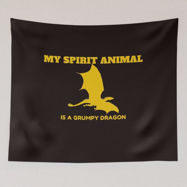 Item preview, my spirit animal is a grumpy dragon designed and sold by SENMARO100.