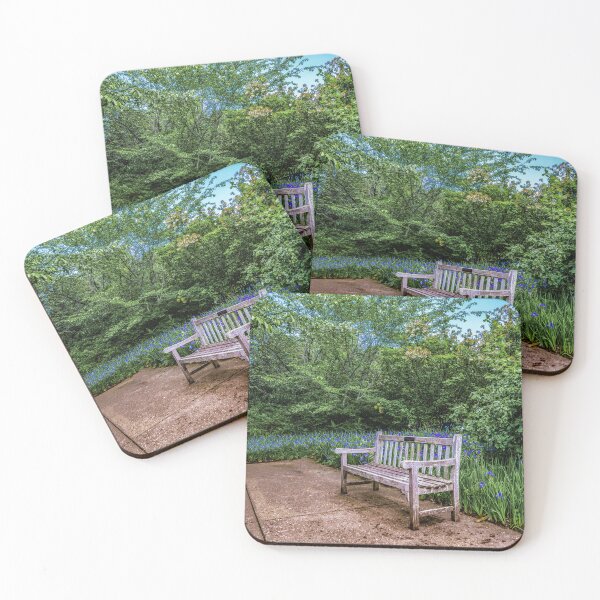 Item preview, Peaceful View Of A Park Bench and Flowers at The Cheekwood Estate and Gardens Nashville Tennessee designed and sold by DaveFilm.