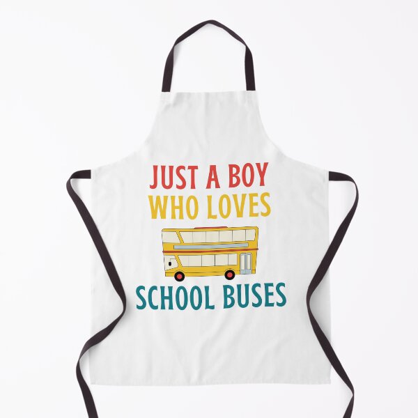 Item preview, JUST A BOY WHO LOVES SCHOOL BUSES designed and sold by Innovational.