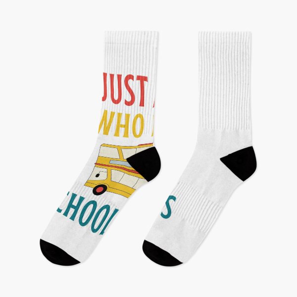 Item preview, JUST A BOY WHO LOVES SCHOOL BUSES designed and sold by Innovational.