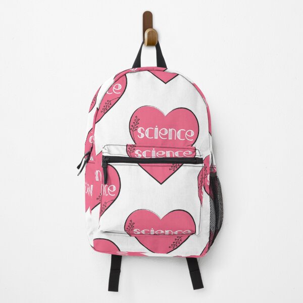 Item preview, I Love Science Pink Floral Minimal Heart designed and sold by SpringMoonPress.