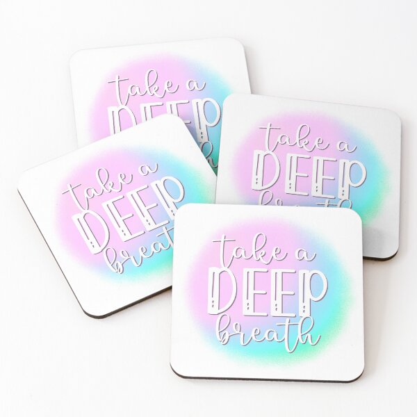 Item preview, Breathe Deeply Mental Health Reminder to Relieve Anxiety Grounding Panic Attack designed and sold by 6sensei.