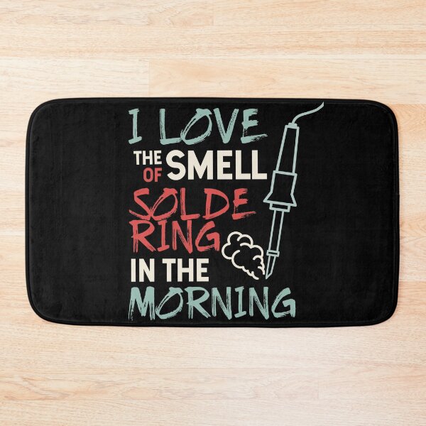 Item preview, I love the smell of soldering in the morning. Stained Glass Artist designed and sold by TheSGArtistShop.