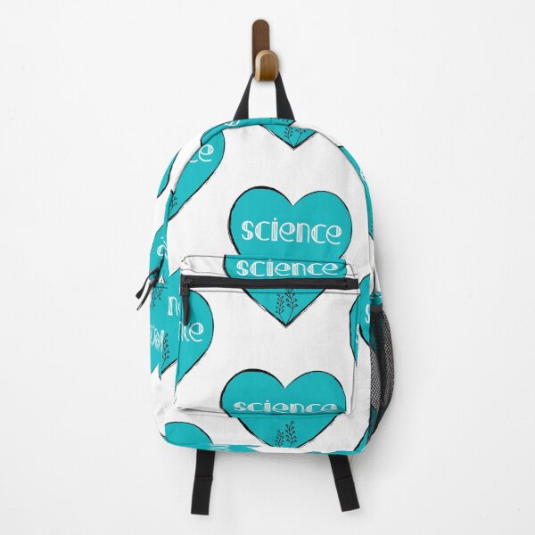 Item preview, I Love Science Aqua Floral Minimal Heart designed and sold by SpringMoonPress.