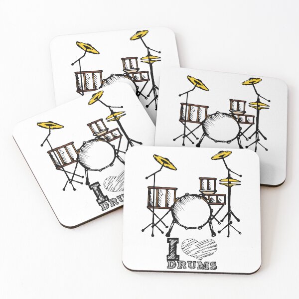 Item preview, I LOVE DRUMS designed and sold by bahicharafe.