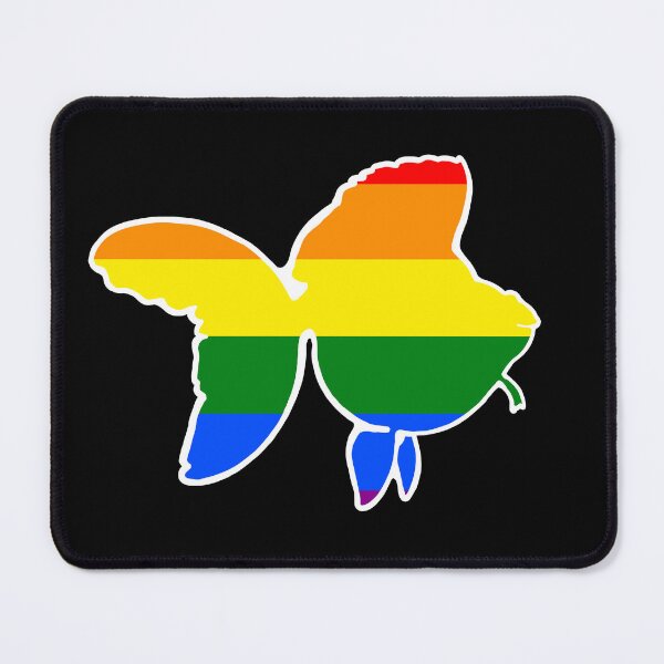 Item preview, Goldfish Ryukin - Pride Flag Black designed and sold by Puddmuppy.