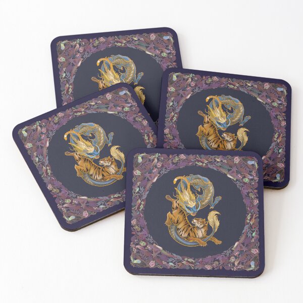 Item preview,  Dragon & Tiger - Chinese Zodiac Pair Bond Ampersand: Color designed and sold by Wild-Astro.