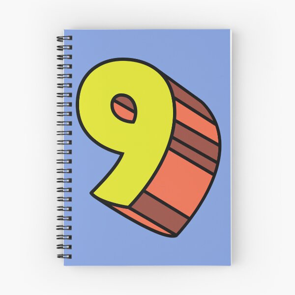 Item preview, Number nine 3D cartoon  designed and sold by Planet-Pop.