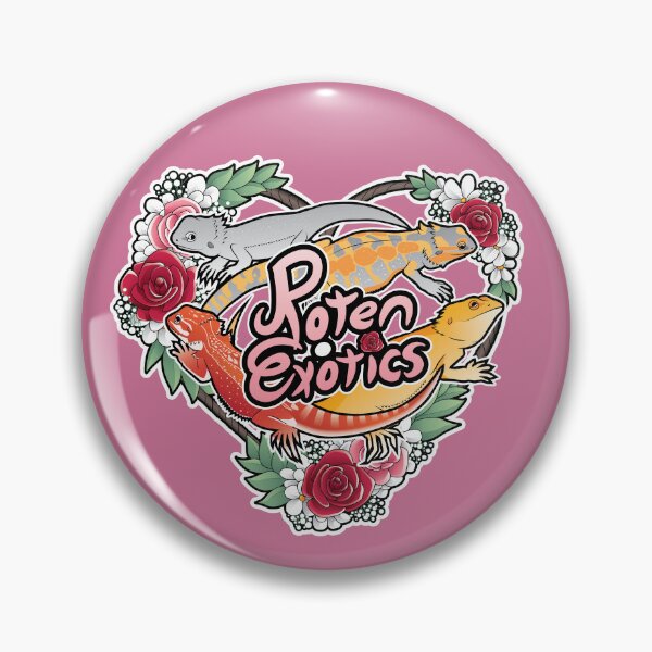 Item preview, Valentine Bearded Dragon Logo designed and sold by RotenExotics.