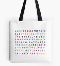 Die Smiths - Es gibt ein Licht, das niemals erlischt Tote Bag