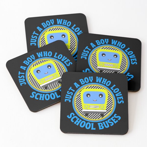 Item preview, JUST A BOY WHO LOVES SCHOOL BUSES designed and sold by Innovational.