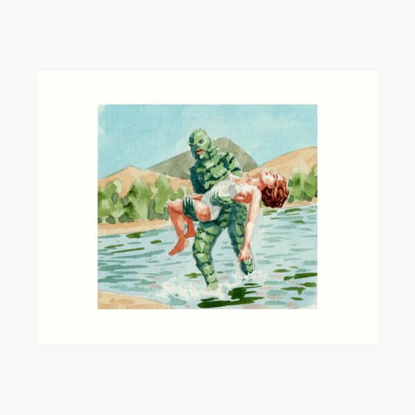 Item preview, Creature from the Black Lagoon designed and sold by sageittarius.