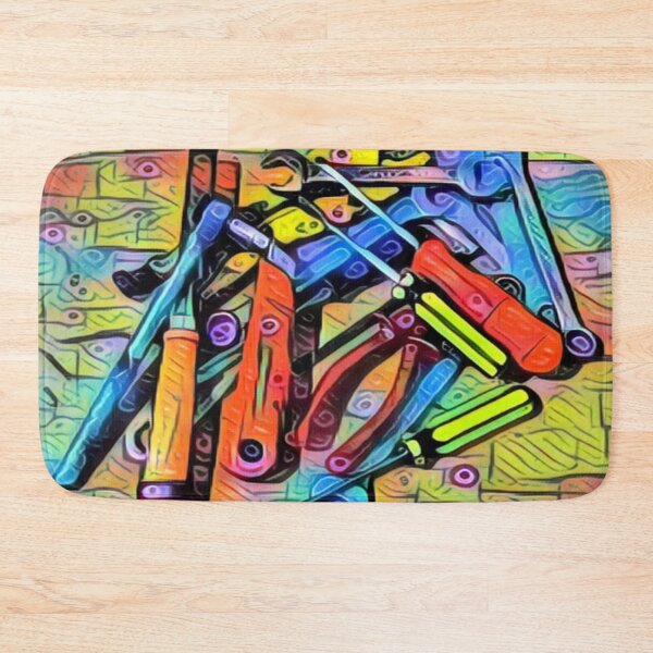 Item preview, Colorful Work Tools Design. AI Enhanced.   designed and sold by Bowbubble.