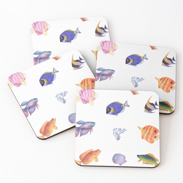 Item preview, Colorful Watercolor Tropical Fish designed and sold by silviaol.