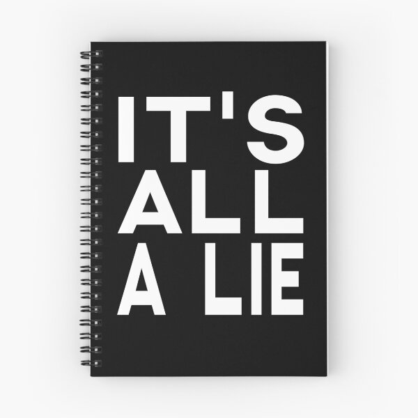 Item preview, It's All A Lie Anti Capitalist Political Quote designed and sold by sillyquestions.