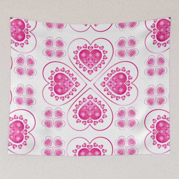 Item preview, Patterns of Hearts designed and sold by dannycols.