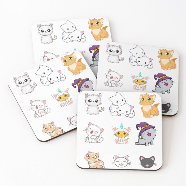 Item preview, Cute Cartoon Cats designed and sold by Funnydankmemes.