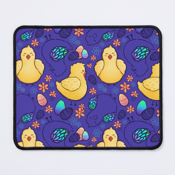 Item preview, Baby Chicks Easter Eggs Pattern - Deep Purple designed and sold by AEIZLITA N.