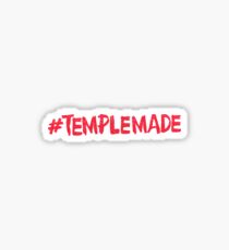 #TempleMade Sticker