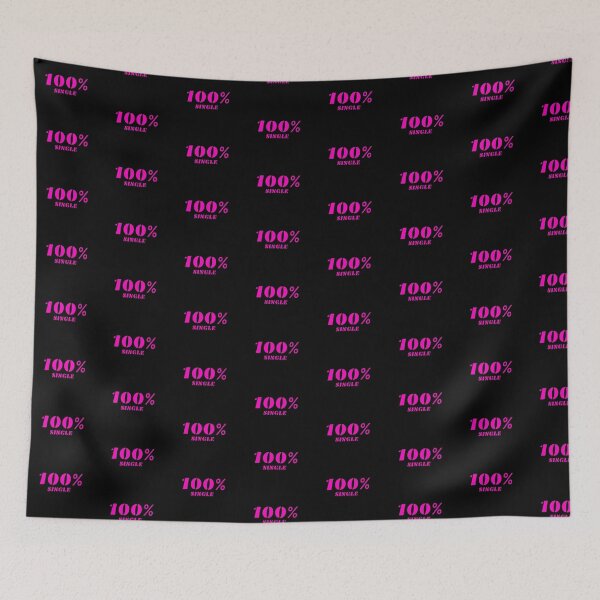 Item preview, 100% SINGLE, neon pink designed and sold by LuFilu.