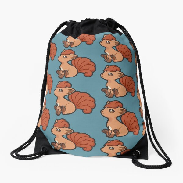 Sami's fire fox Drawstring Bag