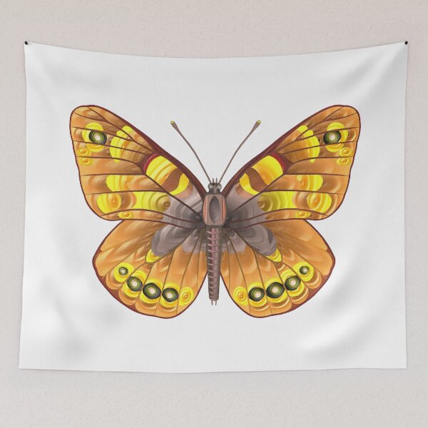 Item preview, Fine yellow Tropical butterfly designed and sold by Elonium.