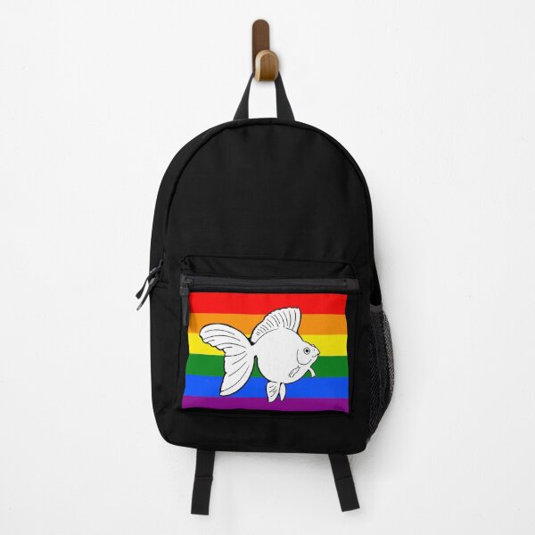 Item preview, Goldfish Ryukin - Pride Flag Silhouette designed and sold by Puddmuppy.