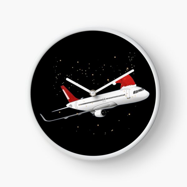 Plane Santa Clock