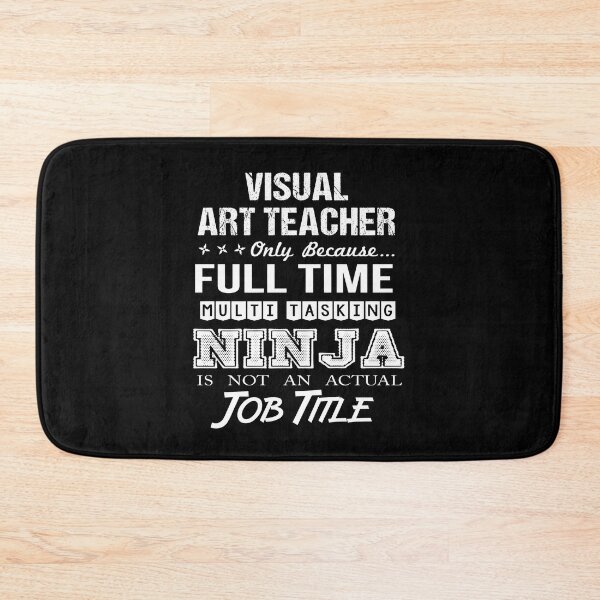 Item preview, Visual Art Teacher T Shirt - Ninja Job Gift Item Tee designed and sold by ritterdick.