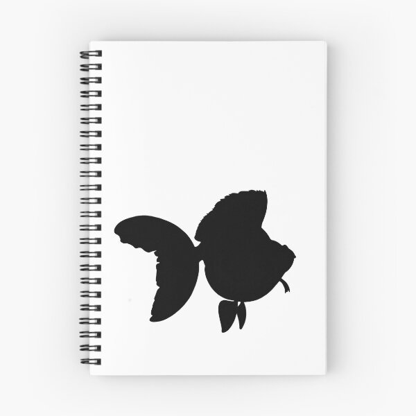 Item preview, Goldfish Ryukin - Black Silhouette  designed and sold by Puddmuppy.