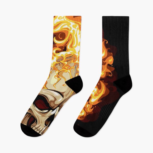 Item preview, Flaming Skull designed and sold by WinkyDoodle.